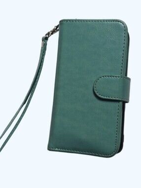 Samsung S9 Mint Green Flip Wallet Phone Case-Used with Life Left
